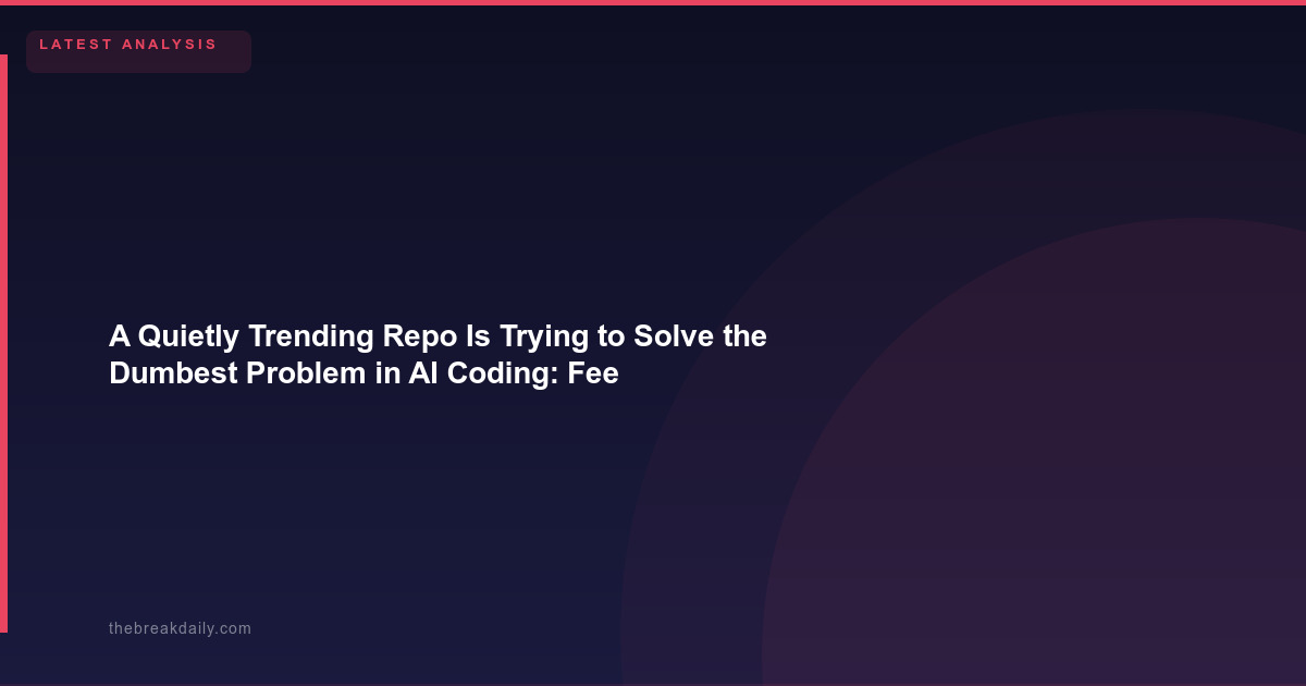 A Quietly Trending Repo Is Trying to Solve the Dumbest Problem in AI Coding: Feeding Agents the Wrong 90 Percent of Your Repo