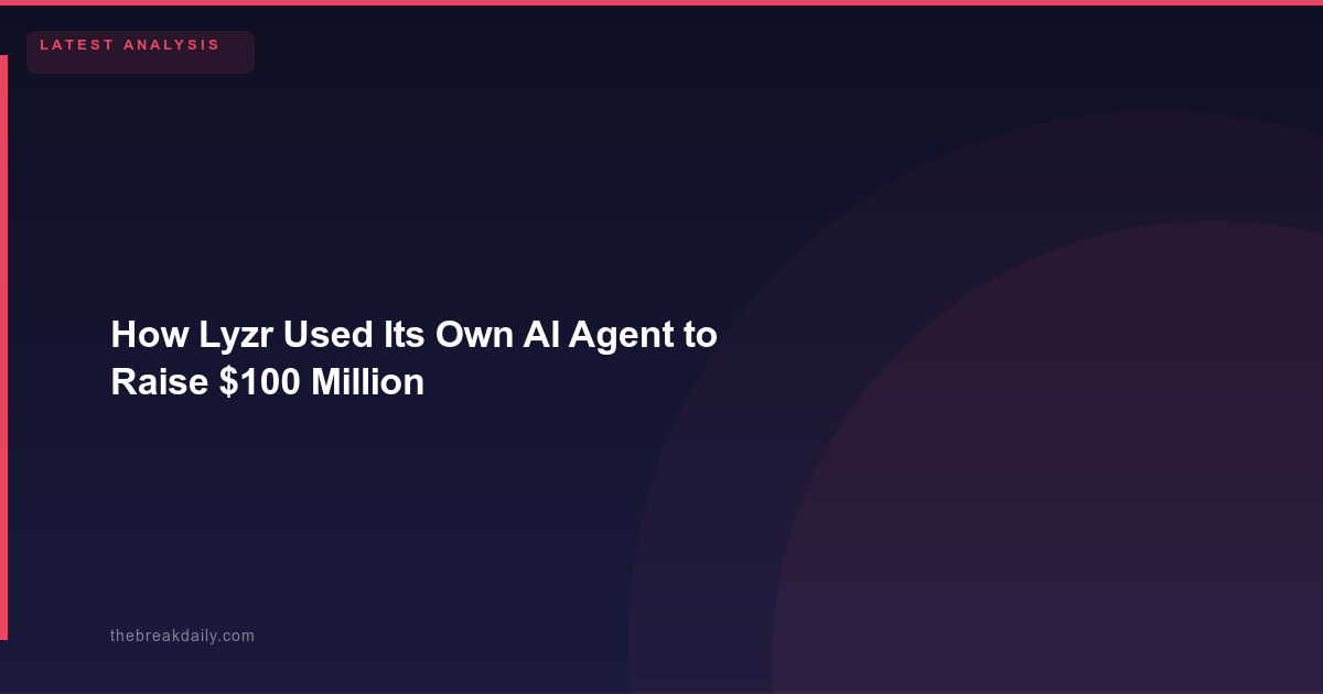 How Lyzr Used Its Own AI Agent to Raise $100 Million